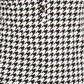 Charter Club Women's 3/4 Sleeve Printed Polo Top Black Size Large
