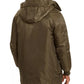 American Rag Men's Newton Hooded Parka Jacket Olive Size Small
