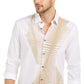 Alfani Men's Classic-Fit Abstract Line-Print Shirt White Size 2 Extra Large