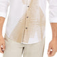 Alfani Men's Classic-Fit Abstract Line-Print Shirt White Size 2 Extra Large