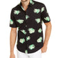 Alfani Men's Classic-Fit Abstract Floral-Print Shirt Black Size Small