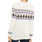 Charter Club Women's Fair Isle Sweater Natural Size Large
