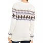 Charter Club Women's Fair Isle Sweater White Size Extra Large