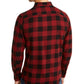 America Rag Men's Austin Check Shirt Red Size Small