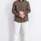 Club Room Men's Classic/Regular-Fit Stretch Wrinkle-Resistant Tartan Dress Shirt Black Size 34-35