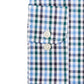 Club Room Men's Classic/Regular-Fit Stretch Wrinkle-Resistant Gingham Dress Shirt Blue Size 36-37