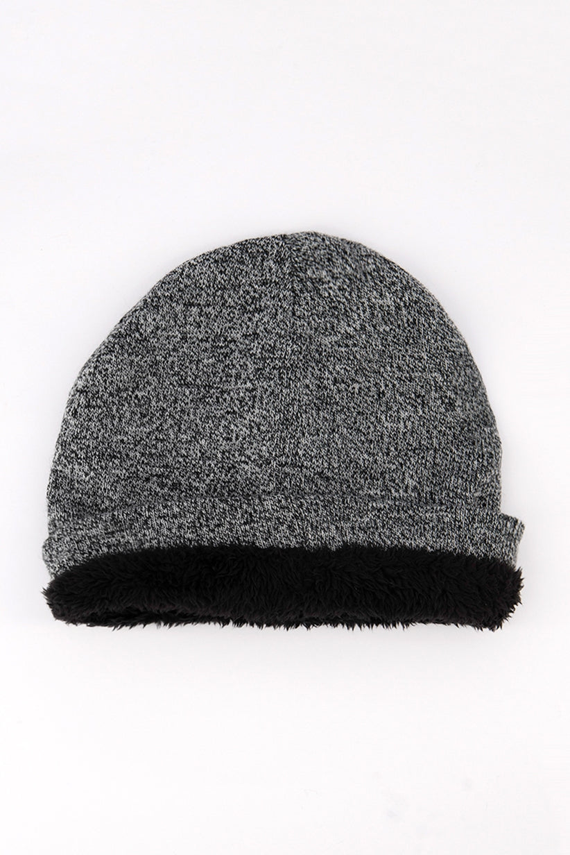 Alfani Men's Shearling Lined Beanie Gray One Size