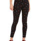 Charter Club Women's Floral-Print Skinny Jeans Black Size 8
