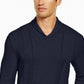 Tasso Elba Men's Textured Sweater  Dark Blue Size Small