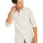 Tasso Elba Men's Pillo Melange Paisley Shirt  Brown Size Small