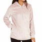 Ideology Women's Faux-Fur Quarter-Zip Hoodie Pink Size Small
