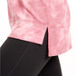 Ideology Women's Tie-Dyed High-Low Hem Sweatshirt Pink Size Extra Small