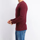 Tasso Elba Men's  Luxe Henley Shirt Wine Size 2 Extra Large