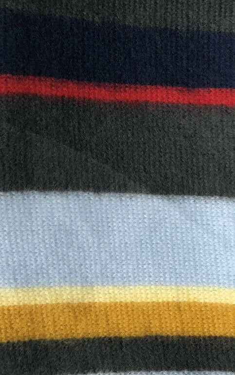 Alfani Men's Striped Scarf Blue Size Regular