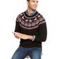 Charter Club Men's Fair-Isle Family Family Sweater Black Size Small