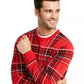 Charter Club Men's Plaid Family Family Sweater Red Size 2 Extra Large