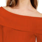 INC International Concepts Women's Off-The-Shoulder Ribbed Sweater Red Size Large