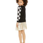 Charter Club Little Girls Buffalo Check Family Sweater  White Size 6X