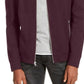 INC International Concepts Men's Ribbed Quilted-Sleeve Jacket Wine Size Small