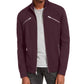 INC International Concepts Men's Ribbed Quilted-Sleeve Jacket Wine Size Extra Small