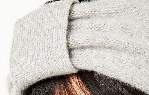 Charter Club Women's Cashmere Earwarmer Headband Gray Size Regular
