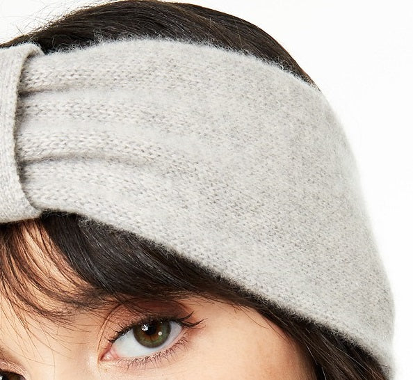 Charter Club Women's Cashmere Earwarmer Headband Gray Size Regular