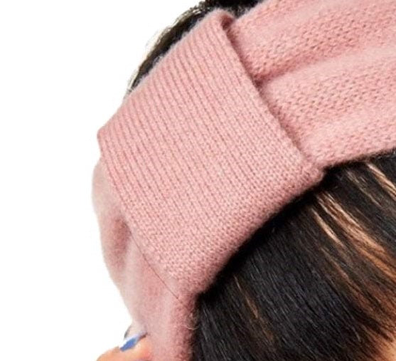 Charter Club Women's Cashmere Earwarmer Headband  Pink Size One Size