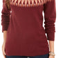 Style & Co Women's Fair Isle Crewneck Sweater Red Size 2 Extra Large