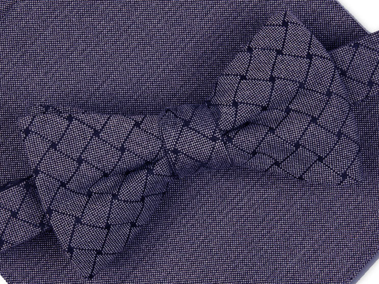 Alfani Men's Solid Mode Bow Tie Blue Size Regular