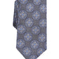Tasso Elba Men's Classic Medallion Tie Gray Size Regular