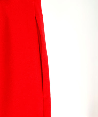 Bar III Women's Cropped Kick Flare Pants Red Size 10