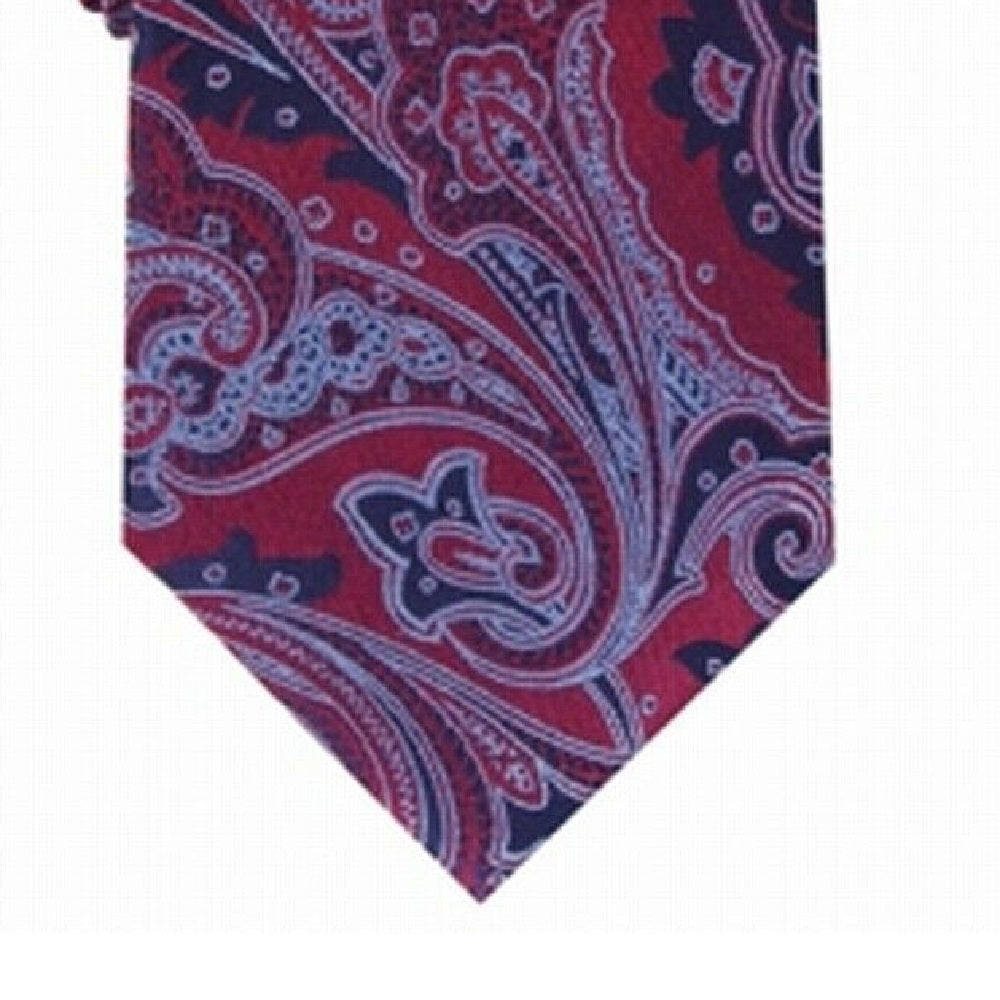Tasso Elba Men's Cavour Paisley Tie Red Size Regular