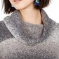 r Style & Co Women's Ombre Boucle SweateBlack Size XX-Large