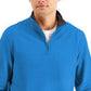 Club Room Men's Stretch 1/4-Zip Fleece Sweatshirt Med Blue Size Small
