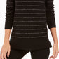 Style & Co Women's Lurex Cowl-Neck Sweater Black Size 2 Extra Large