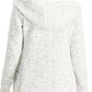 Ideology Womens Marled Open Front Sweatercoat White Size X-Small