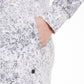 Ideology Women's Plus Size Snakeskin-Print Pocketed Tunic White Size 2 Extra Large