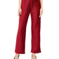Alfani Women's Pull-On Velvet Wide-Leg Pants Wine Size Extra Large