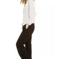 Alfani Women's Riveted Wide-Leg Pants Black Size Large