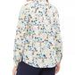 Charter Club Women's Cotton Floral-Print Shirt White Size Extra Large
