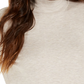 Style & Co Women's Petite Mock-Neck Top Beige Size PS