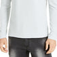 INC International Concepts Men's Pleated Textured Crew Sweatshirt Gray Size X-Small