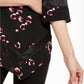 Alfani Women's Charmeuse V-Hem Top Black Size Small