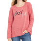 Style & Co Joyful Graphic Sweatshirt Red Size XX-Large