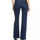 INC International Concepts Women's Snap-Hem Bootcut Jeans Blue Size 8