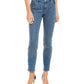 INC International Concepts Women's Petite Embellished Front Skinny Jeans Blue Size 1
