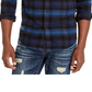 American Rag Men's Jason Plaid 2.0 Shirt Navy Size Small