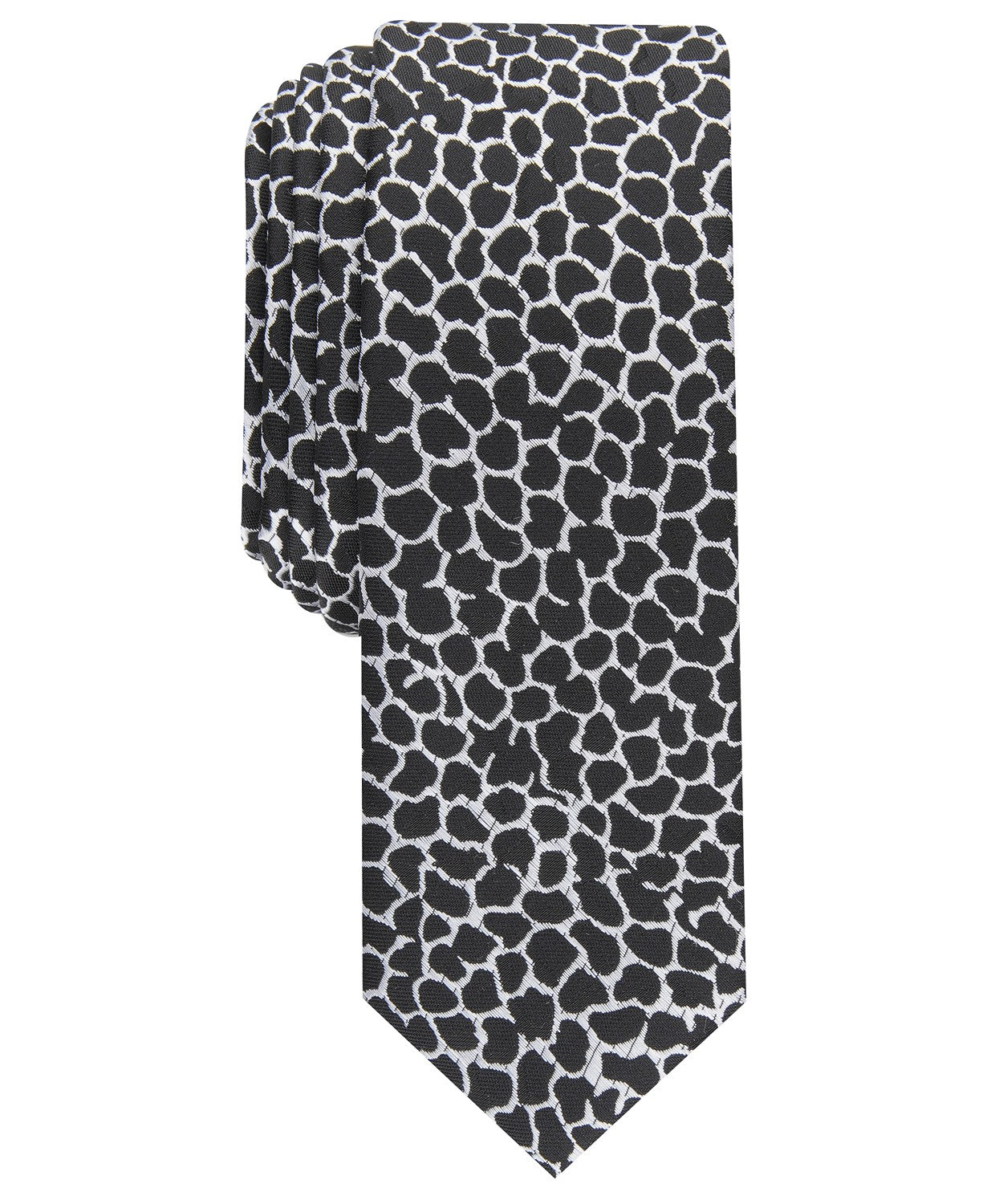 INC International Concepts International Concepts Men's Skinny Abstract Tie Black Size Regular