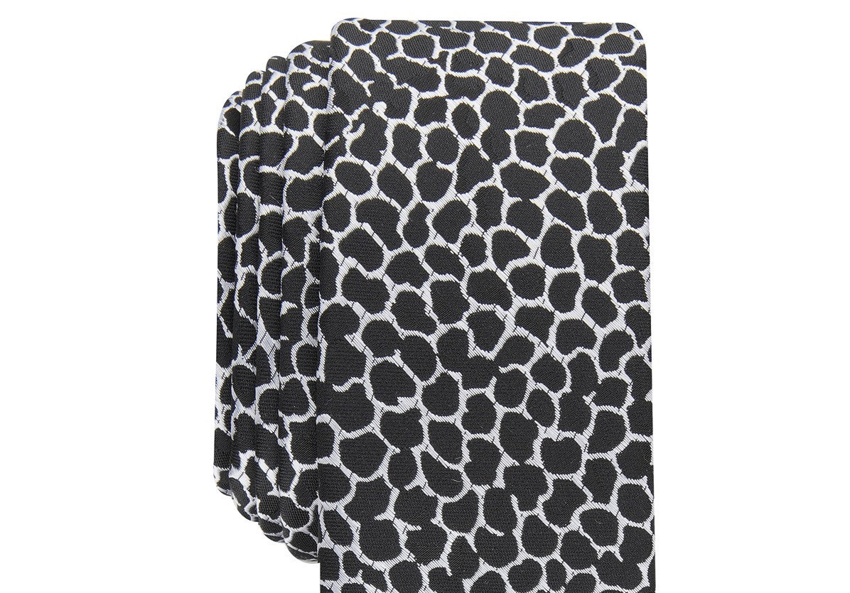 INC International Concepts International Concepts Men's Skinny Abstract Tie Black Size Regular