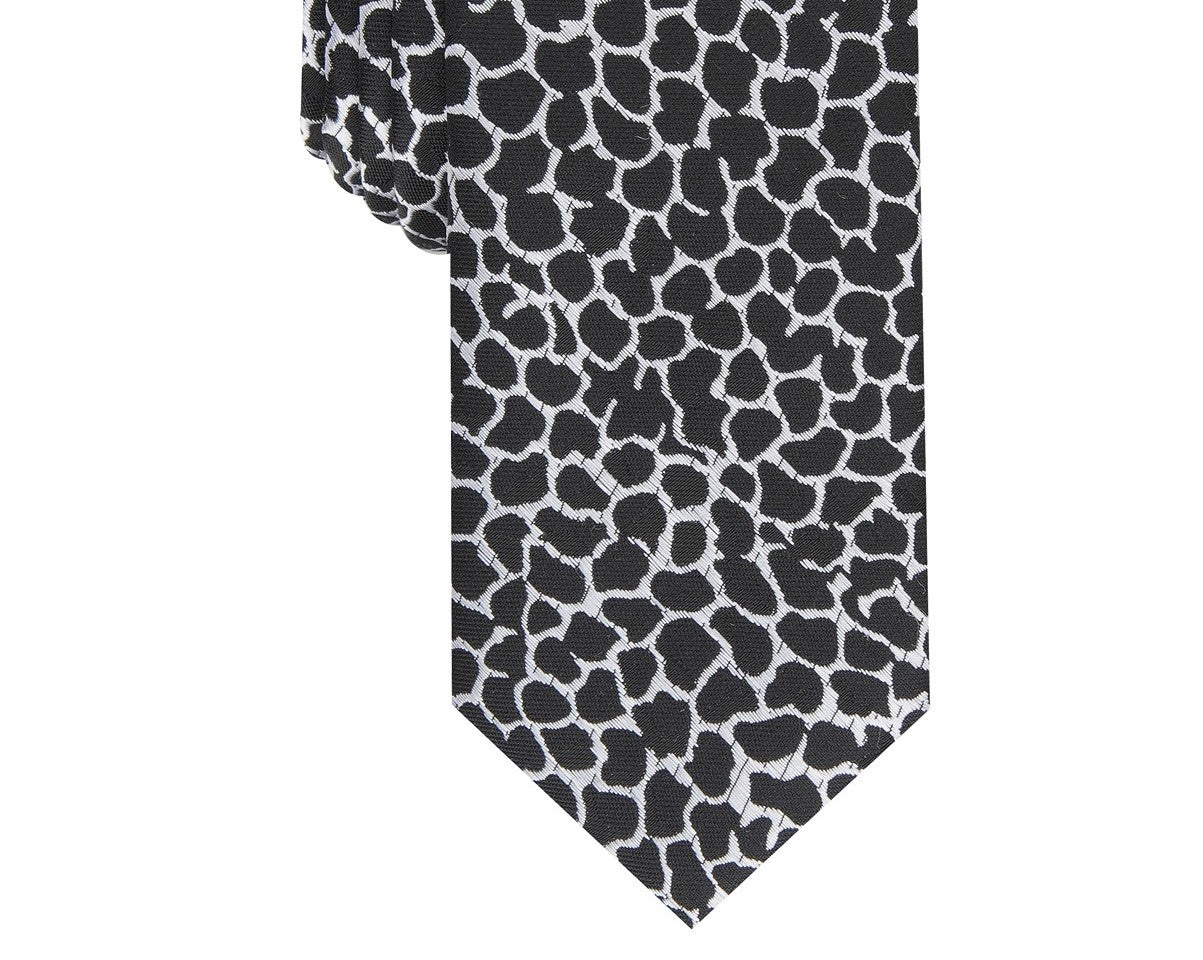 INC International Concepts International Concepts Men's Skinny Abstract Tie Black Size Regular